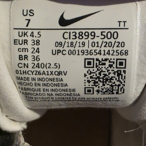 Womens Size 7 - Nike Air Max 270 React Running Pink White C13899-500 - Picture 9 of 9